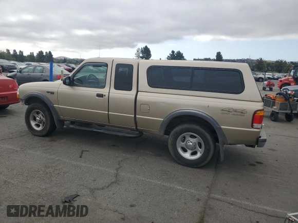 1999 Ford Ranger XLT with VIN 1FTZR15X6XPB58756, listed as a Copart auction lot 58839535 with 127,860 mi miles and Salvage title. Bid and sale history available at DreamBid. Image 2.