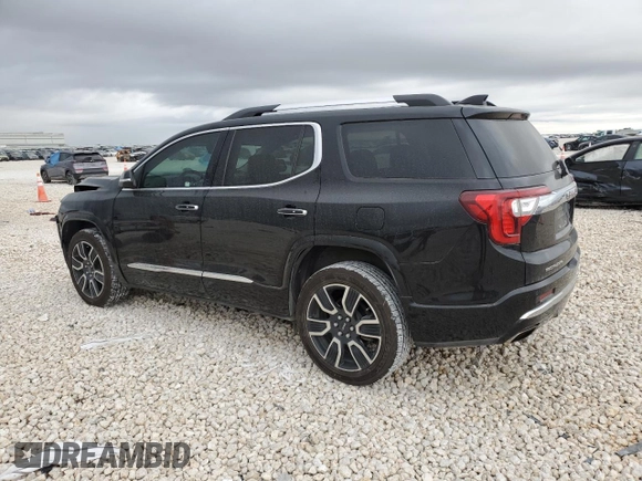 2020 GMC Acadia Denali with VIN 1GKKNPLS6LZ142597, listed as a Copart auction lot 50744275 with 63,053 mi miles and Salvage title. Bid and sale history available at DreamBid. Image 2.