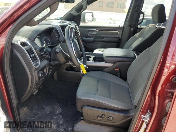 2022 Ram 1500 Big Horn с VIN 1C6SRFBT0NN468742, выставлен на аукционе Copart как лот 55498705 с пробегом 63 292 миль миль и Списание • Salvage title. История ставок и продаж доступна на DreamBid. Изображение 7.