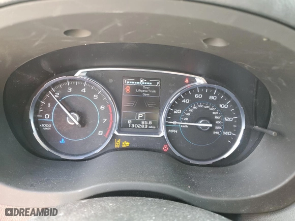 2017 Subaru Forester Premium with VIN JF2SJAGC8HH509120, listed as a Copart auction lot 53108485 with 130,283 mi miles and Salvage Title. Bid and sale history available at carsss.com. Image 9.