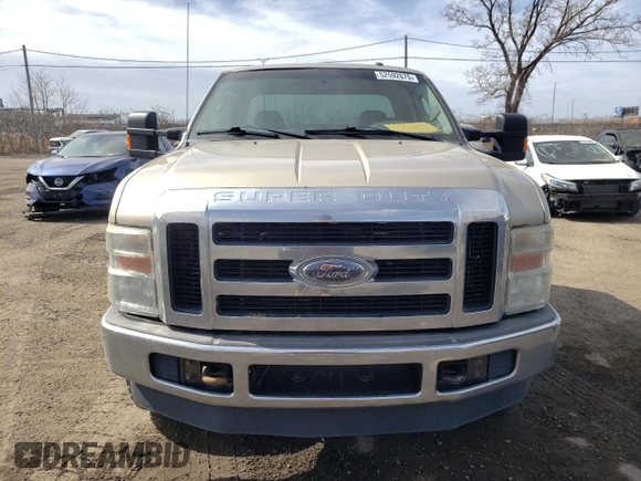 2010 Ford F-250 XL with VIN 1FTSX2B57AEA94424, listed as a Copart auction lot 52592675 with 243,149 mi miles and Salvage title. Bid and sale history available at DreamBid. Image 5.