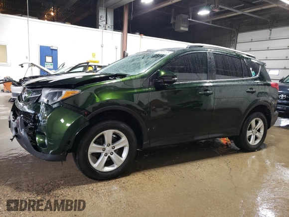 2013 Toyota RAV4 XLE with VIN 2T3RFREV3DW078787, listed as a Copart auction lot 50605135 with 163,014 mi miles and Salvage Title. Bid and sale history available at carsss.com. Image 1.