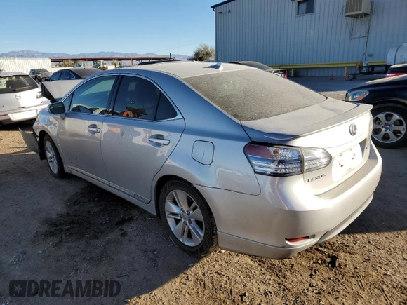 2010 Lexus HS 250h with VIN JTHBB1BA9A2013008, listed as a Copart auction lot 85761394 with Not Provided miles and Salvage Title. Bid and sale history available at DreamBid. Image 2.
