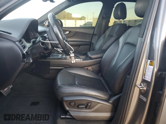 2017 Audi Q7 Premium Plus with VIN WA1LAAF77HD022306, listed as a Copart auction lot 47465505 with 0 mi miles and Non Repairable. Bid and sale history available at carsss.com. Image 7.
