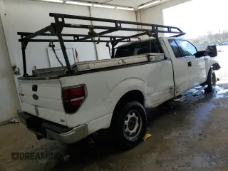 2010 Ford F-150 XL with VIN 1FTVX1CV2AKE27264, listed as a Copart auction lot 49683895 with 405,546 mi miles and Salvage title. Bid and sale history available at DreamBid. Image 3.