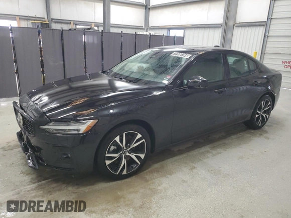 2024 Volvo S60 Plus Dark Theme with VIN 7JRL12FL1RG317699, listed as a Copart auction lot 79100784 with 15,342 mi miles and Clean Title. Bid and sale history available at carsss.com. Image 1.