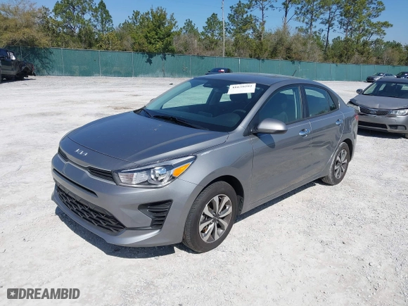 2023 Kia Rio S with VIN 3KPA24AD1PE592923, listed as a IAAI auction lot 41639592 with 16,438 mi miles. Bid and sale history available at carsss.com. Image 17.
