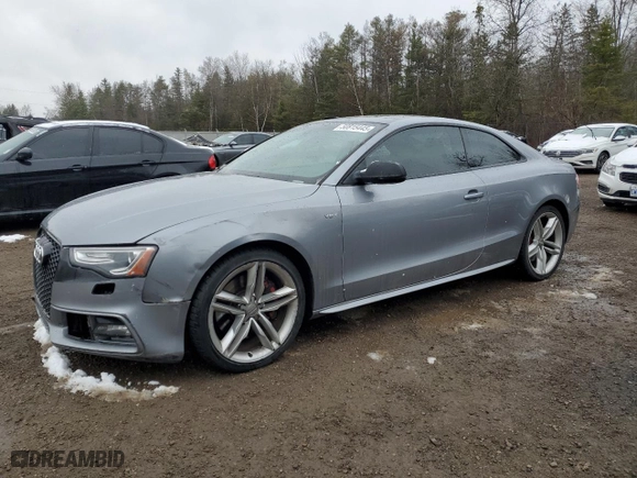 2015 Audi S5 with VIN WAUCGBFR3FA031270, listed as a Copart auction lot 50815445 with 244,593 mi miles and Clean Title. Bid and sale history available at carsss.com. Image 1.