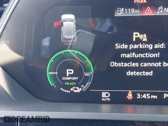 2022 Audi e-tron Premium Plus with VIN WA1LAAGE1NB008616, listed as a IAAI auction lot 42723244 with 36,800 mi miles and . Bid and sale history available at DreamBid. Image 17.