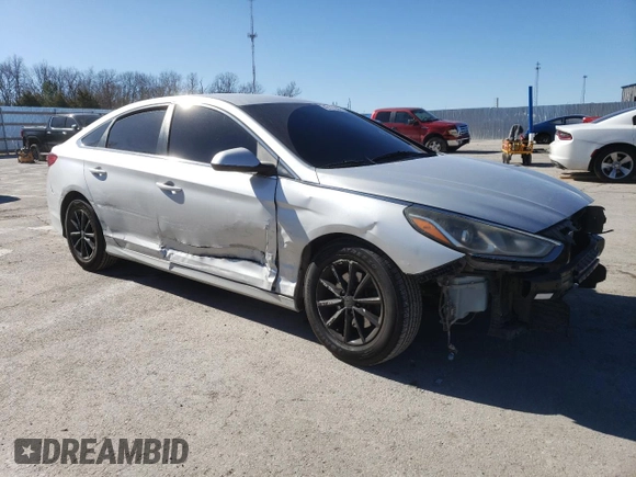 2019 Hyundai Sonata SE with VIN 5NPE24AF4KH792914, listed as a Copart auction lot 47111395 with 110,615 mi miles and Salvage Title. Bid and sale history available at DreamBid. Image 4.