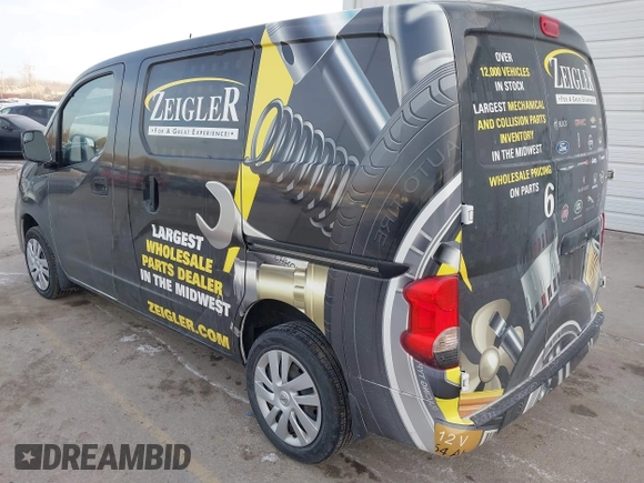 2019 Nissan NV200 SV with VIN 3N6CM0KN4KK708965, listed as a IAAI auction lot 41269543 with 122,313 mi miles and . Bid and sale history available at DreamBid. Image 3.