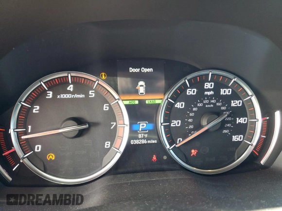 2020 Acura MDX w/Advance/Entertainment Pkg with VIN 5J8YD4H93LY000115, listed as a Copart auction lot 57783084 with 38,286 mi miles and Salvage Title. Bid and sale history available at carsss.com. Image 9.