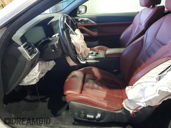2023 BMW 4 Series 430i xDrive with VIN WBA43AT03PCL32501, listed as a Copart auction lot 42541515 with Not Provided miles and Salvage Title. Bid and sale history available at DreamBid. Image 7.