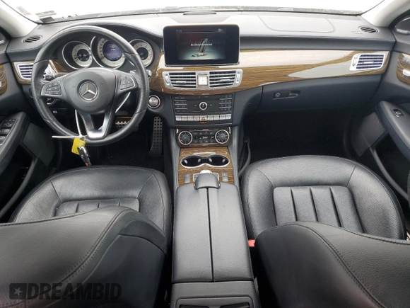 2015 Mercedes-Benz CLS 550 with VIN WDDLJ7DB6FA139038, listed as a Copart auction lot 59001645 with 46,084 mi miles and Salvage title. Bid and sale history available at DreamBid. Image 8.