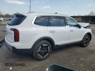 2023 Kia Telluride S with VIN 5XYP6DGC0PG384872, listed as a Copart auction lot 54167555 with 20,324 mi miles and Salvage title. Bid and sale history available at DreamBid. Image 3.