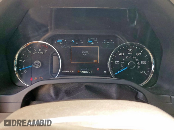 2016 Ford F-150 XL with VIN 1FTEW1CG6GFD19235, listed as a Copart auction lot 59817695 with 154,176 mi miles and Salvage title. Bid and sale history available at DreamBid. Image 9.