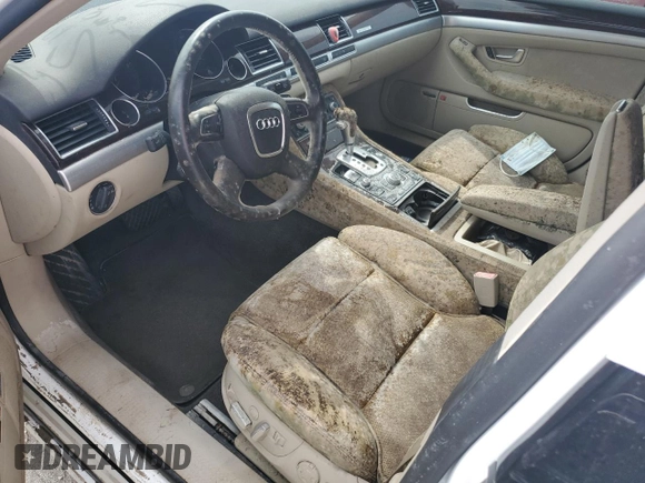 2009 Audi A8 L 4.2L with VIN WAUMV94E79N002967, listed as a Copart auction lot 76050044 with 0 mi miles and Non Repairable. Bid and sale history available at carsss.com. Image 7.