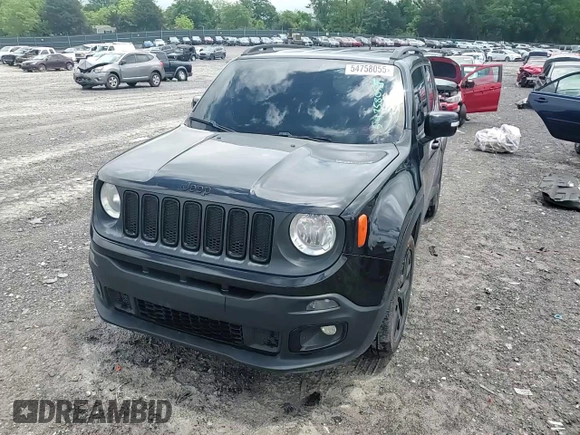 2018 Jeep Renegade Altitude z VIN ZACCJABB3JPH46887, wystawiony jako Copart lot #54758055 z przebiegiem 199 963 mil mil oraz Szkoda całkowita • Salvage title. Historia ofert i sprzedaży dostępna na DreamBid. Obrazek 14.