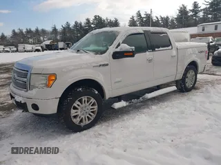 2011 Ford F-150 XLT with VIN 1FTFW1ET5BFB28350, listed as a IAAI auction lot 41445392 with 172,659 mi miles. Bid and sale history available at carsss.com. Image 2.