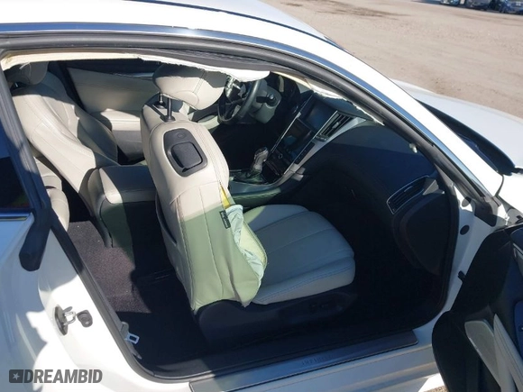 2018 Infiniti Q60 3.0t LUXE with VIN JN1EV7EK8JM340892, listed as a IAAI auction lot 41168632 with 68,647 mi miles. Bid and sale history available at carsss.com. Image 5.