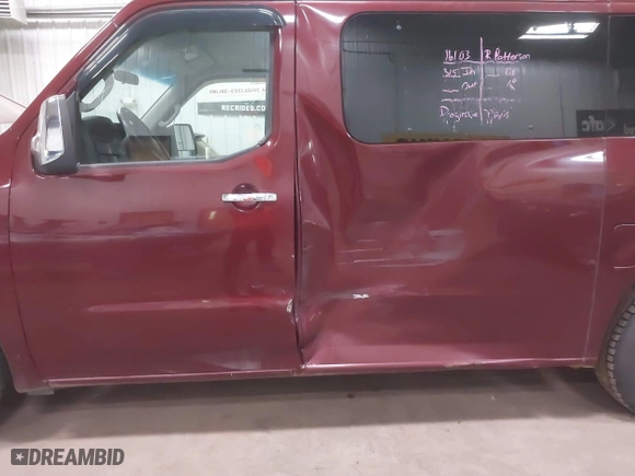 2012 Nissan NV SV with VIN 1N6BF0KY9CN114206, listed as a IAAI auction lot 41756053 with 173,886 mi miles. Bid and sale history available at carsss.com. Image 6.