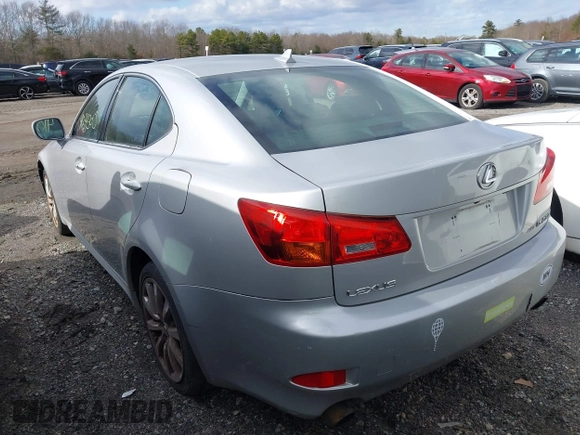 2007 Lexus IS 250 with VIN JTHCK262772008783, listed as a IAAI auction lot 41751020 with 233,934 mi miles. Bid and sale history available at carsss.com. Image 3.
