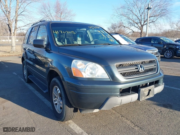 2005 Honda Pilot EX-L with NAVI with VIN 2HKYF18745H564639, listed as a IAAI auction lot 41767115 with 143,725 mi miles. Bid and sale history available at carsss.com. Image 6.