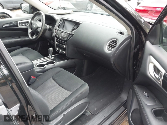 2018 Nissan Pathfinder S with VIN 5N1DR2MN1JC640710, listed as a IAAI auction lot 41589166 with 93,554 mi miles and . Bid and sale history available at DreamBid. Image 5.