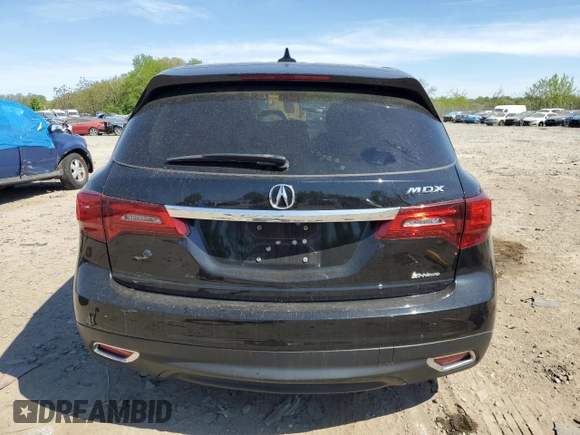 2016 Acura MDX Technology z VIN 5FRYD4H41GB041706, wystawiony jako Copart lot #54180245 z przebiegiem 92 309 mil mil oraz Szkoda całkowita • Salvage title. Historia ofert i sprzedaży dostępna na DreamBid. Obrazek 6.