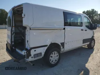 2023 Ford Transit Cargo with VIN 1FTBR1Y83PKA55264, listed as a Copart auction lot 56707125 with 14,737 mi miles and Clean title. Bid and sale history available at DreamBid. Image 3.