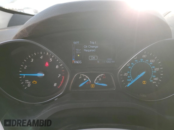 2016 Ford Escape Titanium with VIN 1FMCU0JXXGUC26185, listed as a Copart auction lot 49265855 with 111,002 mi miles and Clean Title. Bid and sale history available at carsss.com. Image 9.