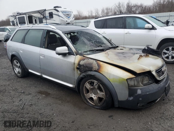2005 Audi allroad A6 V8 with VIN WA1YD64B45N003185, listed as a Copart auction lot 83961104 with Not Provided miles and Clean Title. Bid and sale history available at DreamBid. Image 4.