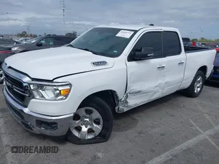 2020 Ram 1500 Big Horn with VIN 1C6RREBT2LN256138, listed as a IAAI auction lot 41814771 with 118,501 mi miles. Bid and sale history available at carsss.com. Image 2.
