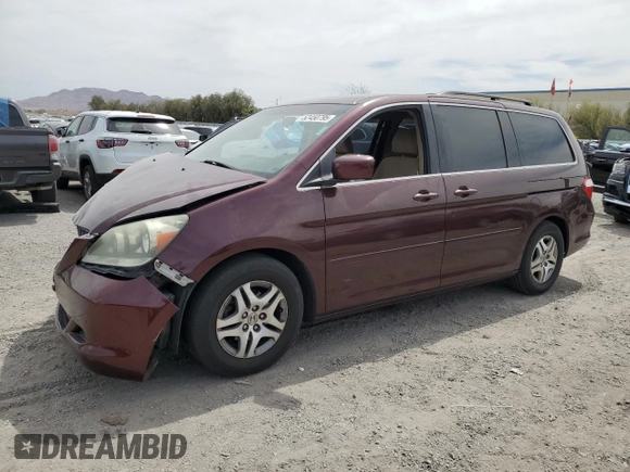 2007 Honda Odyssey EX with VIN 5FNRL38467B425337, listed as a Copart auction lot 52450795 with 143,791 mi miles and Salvage Title. Bid and sale history available at carsss.com. Image 1.