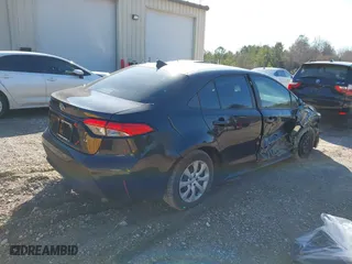 2020 Toyota Corolla LE with VIN 5YFEPRAE3LP114858, listed as a IAAI auction lot 41625159 with 52,759 mi miles. Bid and sale history available at carsss.com. Image 4.