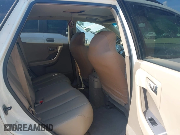 2007 Nissan Murano SE with VIN JN8AZ08W67W619605, listed as a IAAI auction lot 42407088 with 191,508 mi miles and . Bid and sale history available at DreamBid. Image 8.