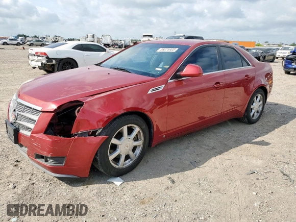2009 Cadillac CTS RWD with VIN 1G6DF577290146965, listed as a Copart auction lot 56075905 with 212,119 mi miles and Salvage title. Bid and sale history available at DreamBid. Image 1.
