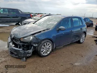 2014 Volkswagen Golf TDI w/Sunroof & Nav с VIN WVWDM7AJ2EW000544, выставлен на аукционе Copart как лот 59343995 с пробегом 128 421 миль миль и Списание • Salvage title. История ставок и продаж доступна на DreamBid. Изображение 1.