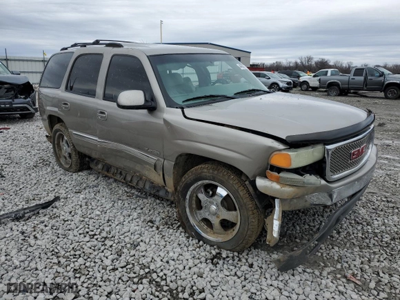 2002 GMC Yukon SLT with VIN 1GKEK13V62J289819, listed as a Copart auction lot 44307705 with 0 mi miles and Salvage Title. Bid and sale history available at carsss.com. Image 4.