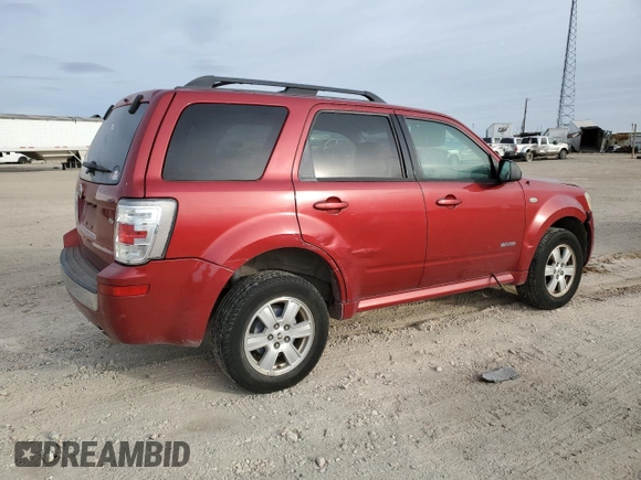2008 Mercury Mariner with VIN 4M2CU81198KJ37794, listed as a Copart auction lot 41636785 with 221,945 mi miles and Salvage title. Bid and sale history available at DreamBid. Image 3.
