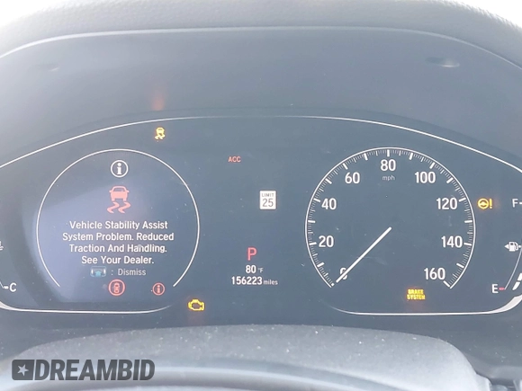 2018 Honda Accord EX-L with VIN 1HGCV1F57JA095080, listed as a IAAI auction lot 42472266 with 156,223 mi miles and . Bid and sale history available at DreamBid. Image 7.