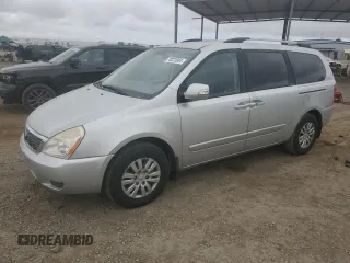 2012 Kia Sedona LX with VIN KNDMG4C79C6447490, listed as a Copart auction lot 78223984 with 167,629 mi miles and Salvage Title. Bid and sale history available at carsss.com. Image 1.