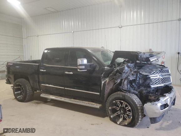 2014 Chevrolet Silverado 1500 LT with VIN 3GCUKREC4EG413190, listed as a Copart auction lot 49233565 with 107,378 mi miles and Salvage Title. Bid and sale history available at carsss.com. Image 4.