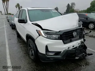2023 Honda Ridgeline Black Edition with VIN 5FPYK3F85PB055204, listed as a Copart auction lot 47573185 with 7,062 mi miles and Salvage Title. Bid and sale history available at carsss.com. Image 10.