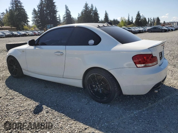 2012 BMW 1 Series 135i with VIN WBAUC9C50CVM12704, listed as a Copart auction lot 53091505 with 81,052 mi miles and Salvage title. Bid and sale history available at DreamBid. Image 2.