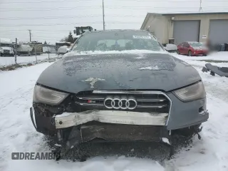 2013 Audi S4 Prestige with VIN WAUKGAFL1DA050754, listed as a Copart auction lot 45048155 with 82,012 mi miles and Salvage Title. Bid and sale history available at DreamBid. Image 5.
