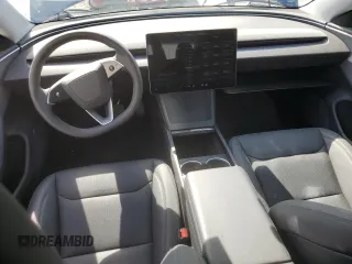 2024 Tesla Model 3 with VIN 5YJ3E1EA8RF868400, listed as a Copart auction lot 51835605 with 2,583 mi miles and Salvage Title. Bid and sale history available at carsss.com. Image 8.