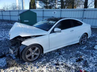 2014 Mercedes-Benz C-Class C 250 with VIN WDDGJ4HB4EG282950, listed as a Copart auction lot 87715835 with 116,516 mi miles and Salvage Title. Bid and sale history available at carsss.com. Image 1.