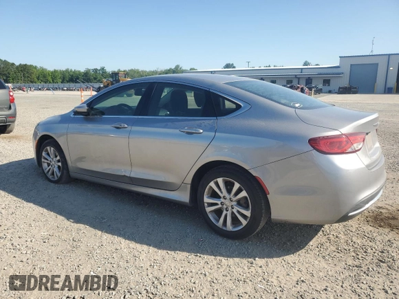 2015 Chrysler 200 Limited with VIN 1C3CCCAB1FN759195, listed as a Copart auction lot 61853475 with 172,433 mi miles and Salvage title. Bid and sale history available at DreamBid. Image 2.