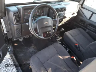 2005 Jeep Wrangler SE with VIN 1J4FA29195P366658, listed as a Copart auction lot 46220295 with 67,359 mi miles and Salvage Title. Bid and sale history available at carsss.com. Image 8.